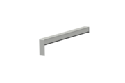 Gleitabschluss A 500 V, Farbe EV1, Ausladung 260 mm, Ausrichtung links, Ansicht innen