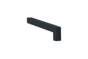 Gleitabschluss A 500 V, Farbe RAL 7016, Ausladung 280 mm, Ausrichtung links, Ansicht aussen
