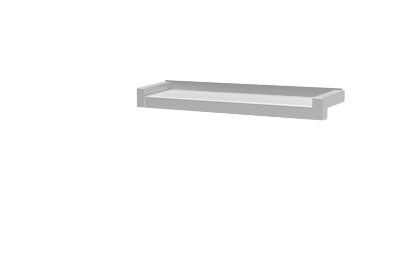 Window sill, standard version, including sliding closure, projection 110 mm