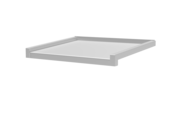Fensterbank, Variante Standard, inklusive Gleitabschluss, Ausladung 390 mm