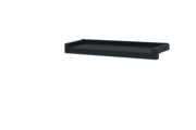 Fensterbank, Variante Standard, inklusive Gleitabschluss,Oberfläche RAL 7016 Ausladung 130 mm