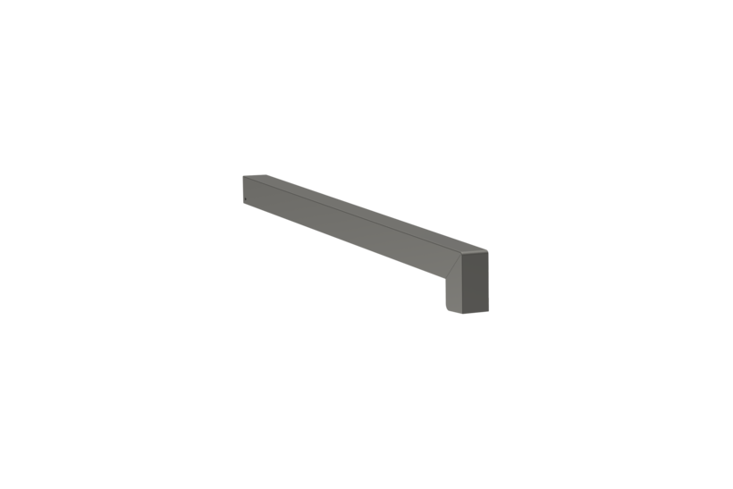 Produktbild Fensterbank Zubehör Gleitabschluss A 500 V/24 390 mm 30 mm Graualuminium HWF MATT Links