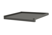 Produktbild Fensterbank Zubehör Gleitabschluss A 500 V/24 390 mm 30 mm Graualuminium HWF MATT Links