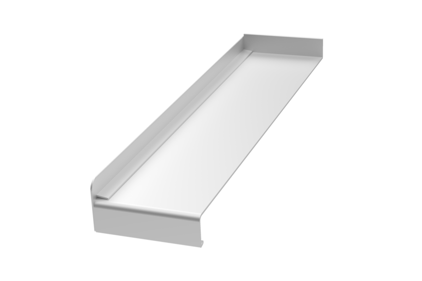 Produktbild Fensterbank Zubehör Klinkerabschluss A 450 450 mm Alu blank Links