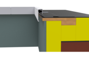 Produktbild Ortgangverkleidung Zubehör Innenecke OV 85 80 mm