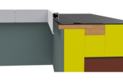 Produktbild Ortgangverkleidung Zubehör Innenecke OV 85 100 mm