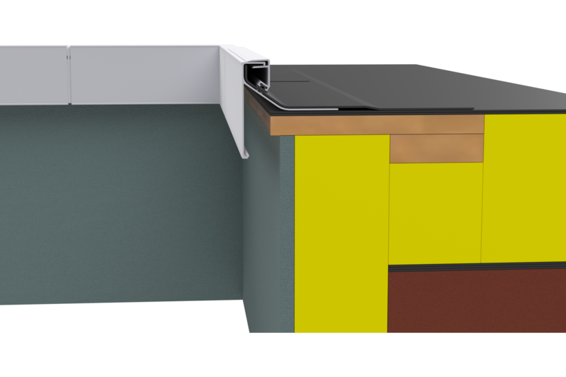 Produktbild Ortgangverkleidung Zubehör Innenecke OV 85 100 mm