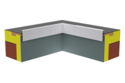 Produktbild Ortgangverkleidung Zubehör Innenecke OV 85 150 mm