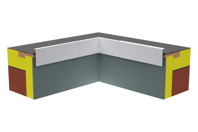 Produktbild Ortgangverkleidung Zubehör Innenecke OV 85 150 mm