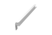 Produktbild Fensterbank Zubehör Putzabschluss A 700 460 mm Alu blank Links