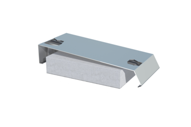 Parapet cover BA 94, blank aluminum, with seal