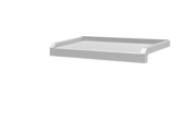 Fensterbank, Variante Standard, inklusive Fensterbank Abschluss A600 GS/24, Oberfläche Alu blank Ausladung 240 mm