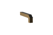 Fensterbankabschluss A 600 GS/24, Variante Softline Plus, Oberfläche E6/C34, Ausrichtung links, Ansicht aussen, Ausladung 165 mm