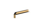 Fensterbankabschluss A 600 GS/24, Variante Softline Plus, Oberfläche E6/C34, Ausrichtung links, Ansicht innen, Ausladung 225 mm