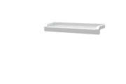 Fensterbank, Variante Softline Plus, inklusive Fensterbank Abschluss A600 GS/24, Oberfläche E6/EV1, Ausladung 110 mm