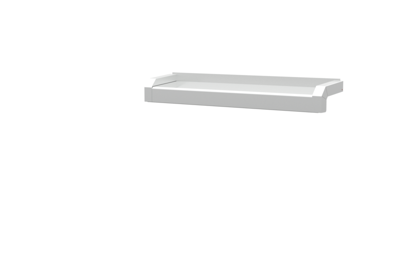 Fensterbank, Variante Softline Plus, inklusive Fensterbank Abschluss A600 GS/24, Oberfläche E6/EV1, Ausladung 110 mm
