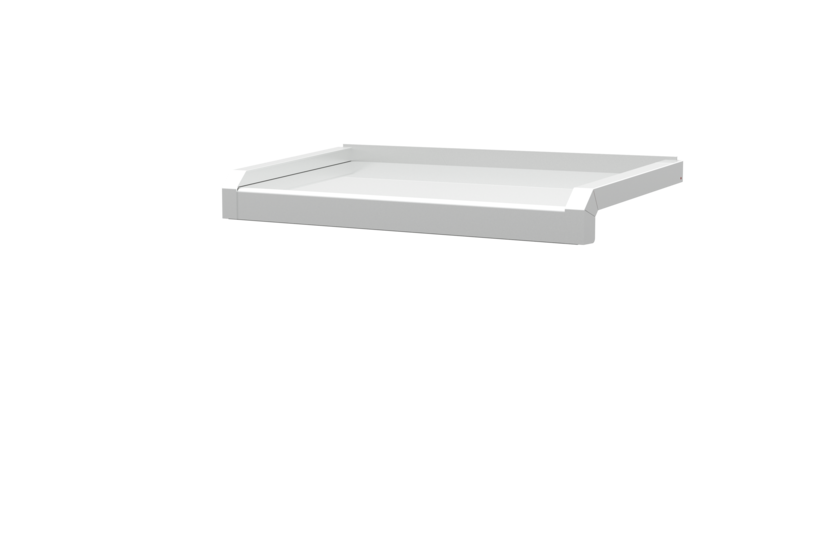 Fensterbank, Variante Softline Plus, inklusive Fensterbank Abschluss A600 GS/24, Oberfläche E6/EV1, Ausladung 240 mm