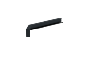 Fensterbankabschluss A 600 GS/24, Variante Softline Plus, Oberfläche RAL 7016, Ausrichtung links, Ansicht innen, Ausladung 260 mm
