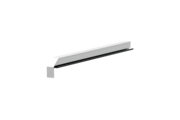 Fensterbankabschluss A600GS/24, Variante Standard, Oberfläche E6/EV1, Ausrichtung links, Ansicht innen, Ausladung 330 mm