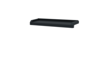 Fensterbank inklusive Fensterbankabschluss A600GS/24, Variante Standard, Oberfläche RAL 7016, Ausladung 130 mm