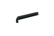 Fensterbankabschluss A600GS/24, Variante Standard, Ausrichtung links, Oberfläche RAL 7016, Ansicht innen, Ausladung 270 mm