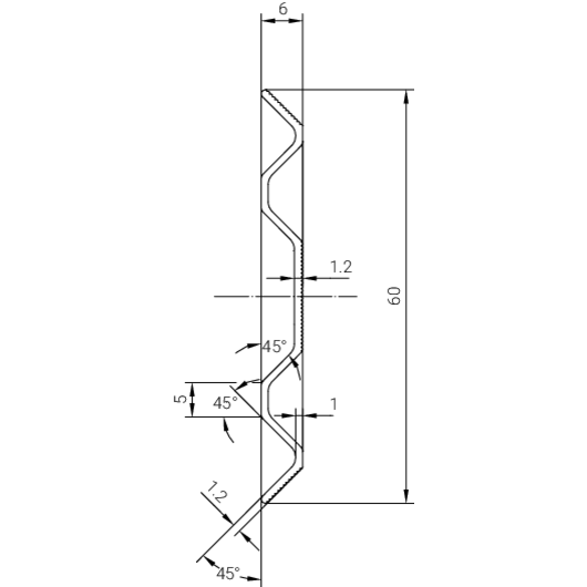 Zeichnung Wandanschluss Wandanschluss AN 59