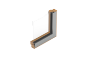 Holz Aluminium Fenster Integral 2 Flächenbündig