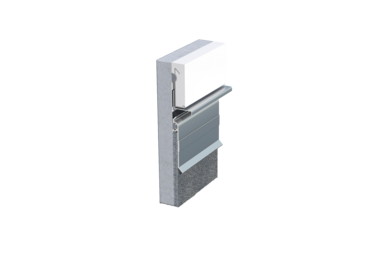 Wall connection AN 70, blank aluminum