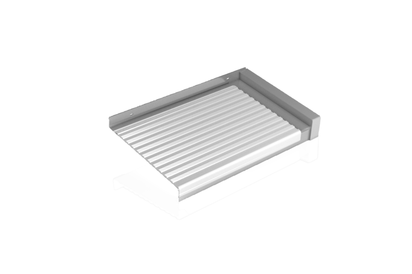 Fensterbank Austrittsprofil Abdeckung Alu blank