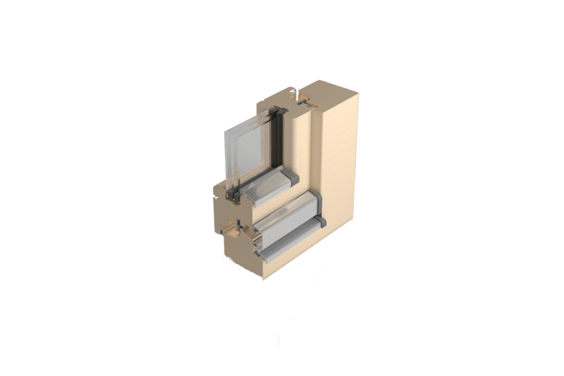 Sash cover profile fa21 and rain protection rail AP16.24