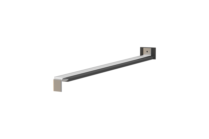 Fensterbank Stossverbinder, Variante Standard, Oberfläche Alu blank, Ausladung 370 mm