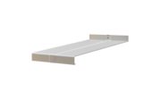 Fensterbank inklusive Stossverbinder, Variante Standard, Oberläche Alu blank, Ausladung 370 mm