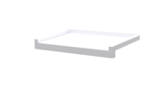 Fensterbank inkl. Gleitabschluss, Farbe Alu blank, Ausladung 300 mm