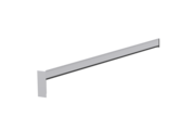 Sliding closure A 500 V, color blank aluminum, projection 400 mm, alignment left, view inside
