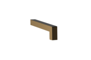 Gleitabschluss A 500 V, Farbe E6/C34, Ausladung 210 mm, Ausrichtung links, Ansicht aussen