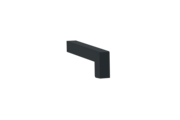 Gleitabschluss A 500 V, Farbe RAL 7016, Ausladung 165 mm, Ausrichtung links, Ansicht aussen