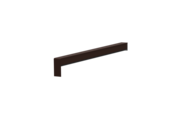 Produktbild Fensterbank Zubehör Gleitabschluss A 500 V/24 290 mm 30 mm Schokoladenbraun HWF MATT Links