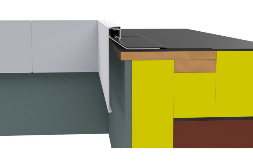 Produktbild Ortgangverkleidung Zubehör Innenecke OV 85 200 mm
