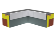 Produktbild Ortgangverkleidung Zubehör Innenecke OV 85 200 mm