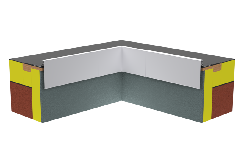 Produktbild Ortgangverkleidung Zubehör Innenecke OV 85 200 mm