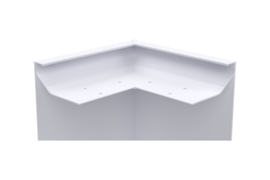 Produktbild Ortgangverkleidung Zubehör Außenecke OV 85 260 mm Nein