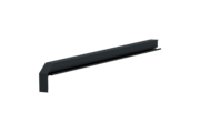 Fensterbankabschluss A 600 GS/24, Variante Softline Plus, Oberfläche RAL 7016, Ausrichtung links, Ansicht innen, Ausladung 380 mm