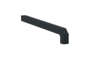 Fensterbankabschluss A 600 GS/24, Variante Softline Plus, Oberfläche RAL 7016, Ausrichtung links, Ansicht aussen, Ausladung 320 mmFensterbankabschluss A 600 GS/24, Variante Softline Plus, Oberfläche RAL 7016, Ausrichtung links, Ansicht innen, Ausladung 380 mm
