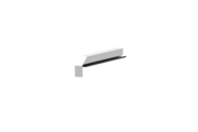 Window sill trim A600GS/24, standard variant, surface E6/EV1, left-hand alignment, internal view, projection 170 mm
