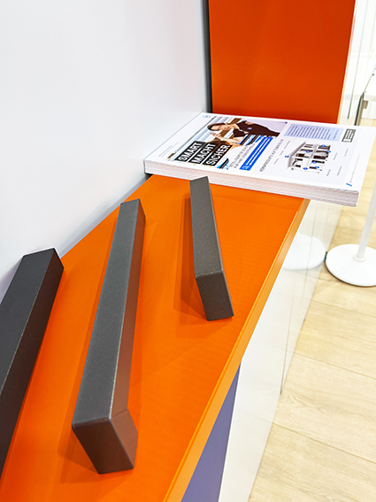 Messe-Exponat Fensterbank-Gleitabschluss A 500 V