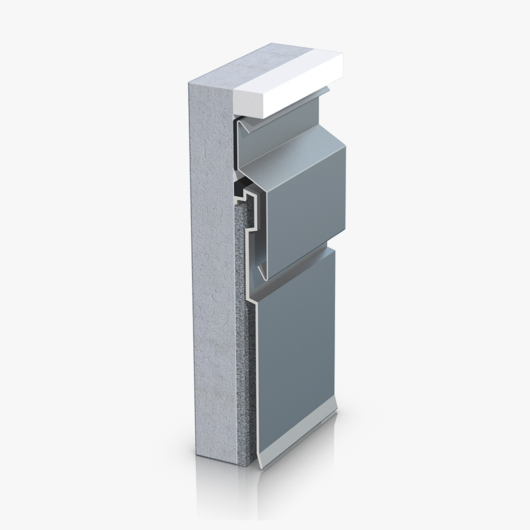Cover profile of the aluminium door threshold ramp AN 66/180