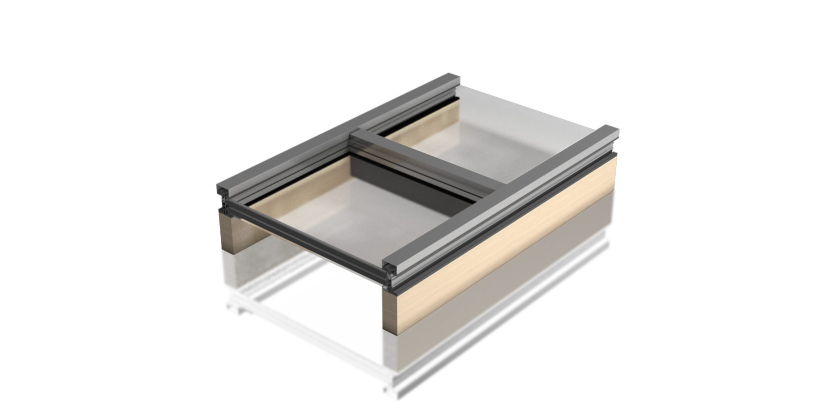 Fensterelement einer Pfosten-Riegel-Fassade
