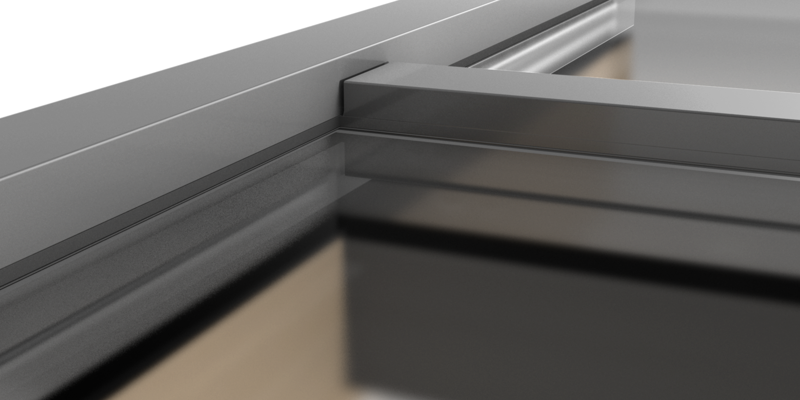 Pfostenprofil einer Pfosten-Riegel-Fassade