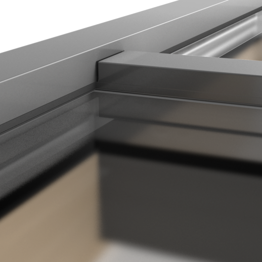 Pfostenprofil einer Pfosten-Riegel-Fassade