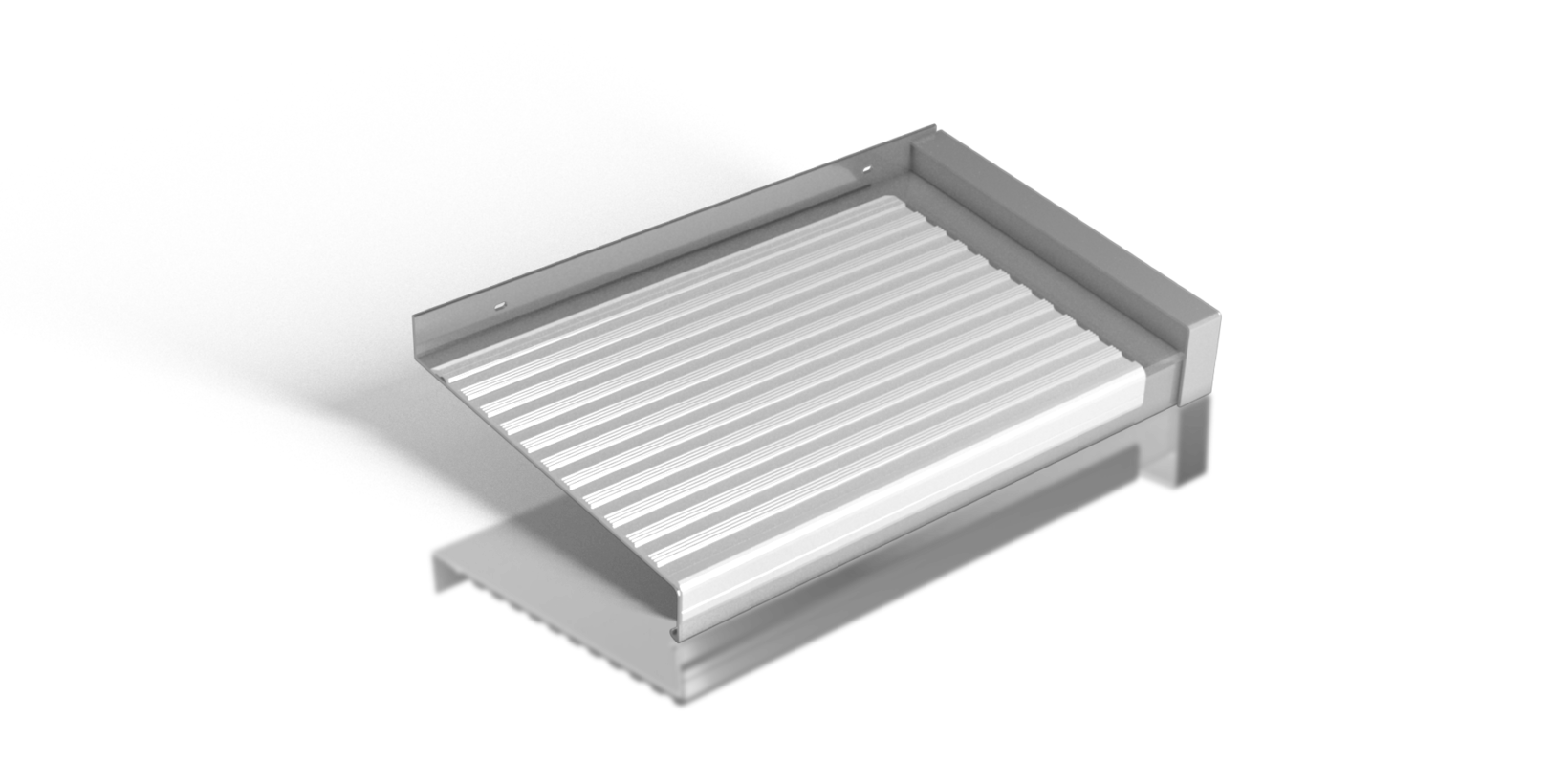 Austrittsprofil für trittfeste Fensterbänke